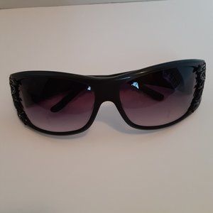 Versace Oversize Sunglasses Bedazzled Design